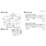 Panasonic 樂聲 KY-A227E 75厘米 嵌入式雙頭電磁爐